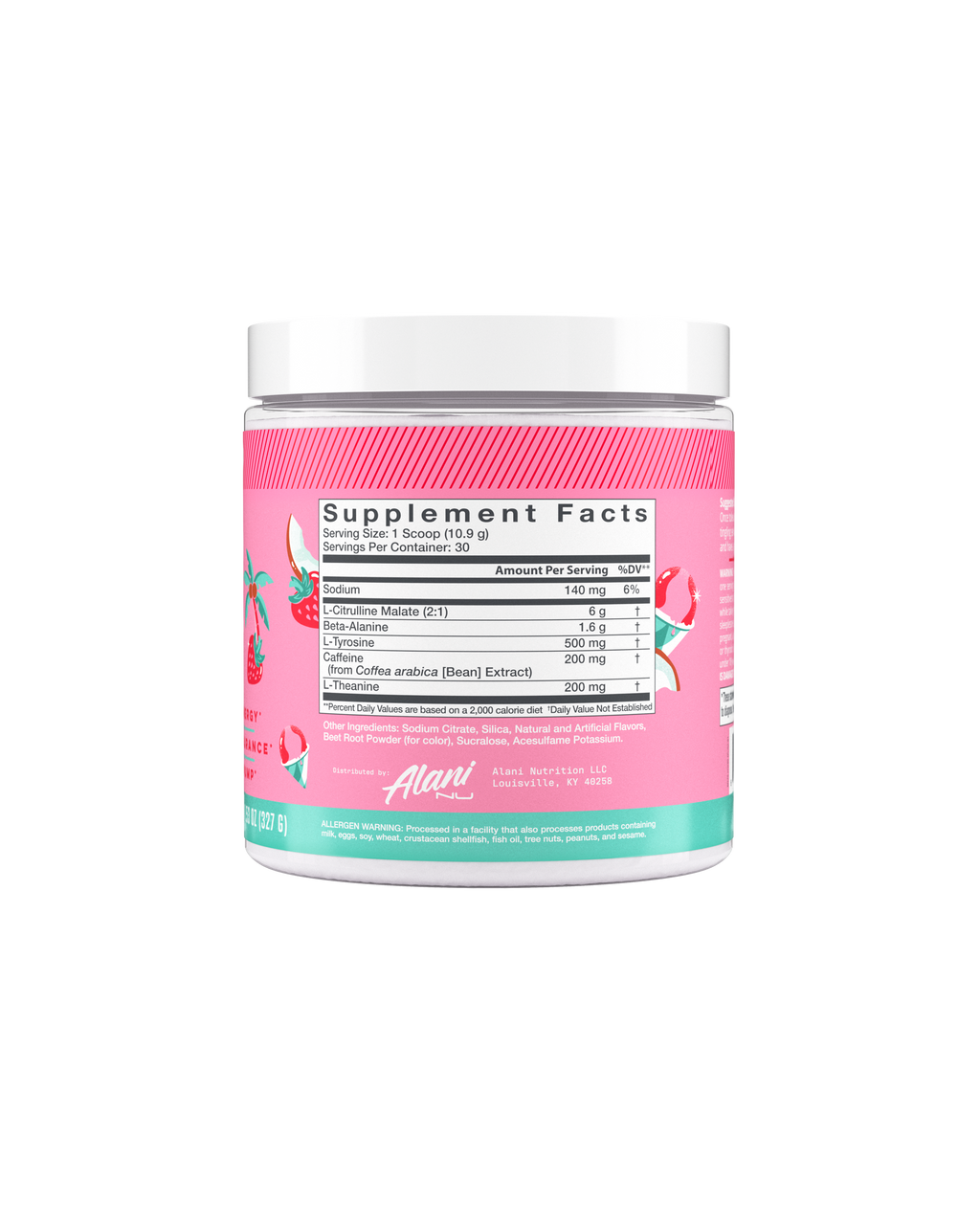Alani Nu Pre-Workout - Hawaiian Shaved Ice Z6 - image 3