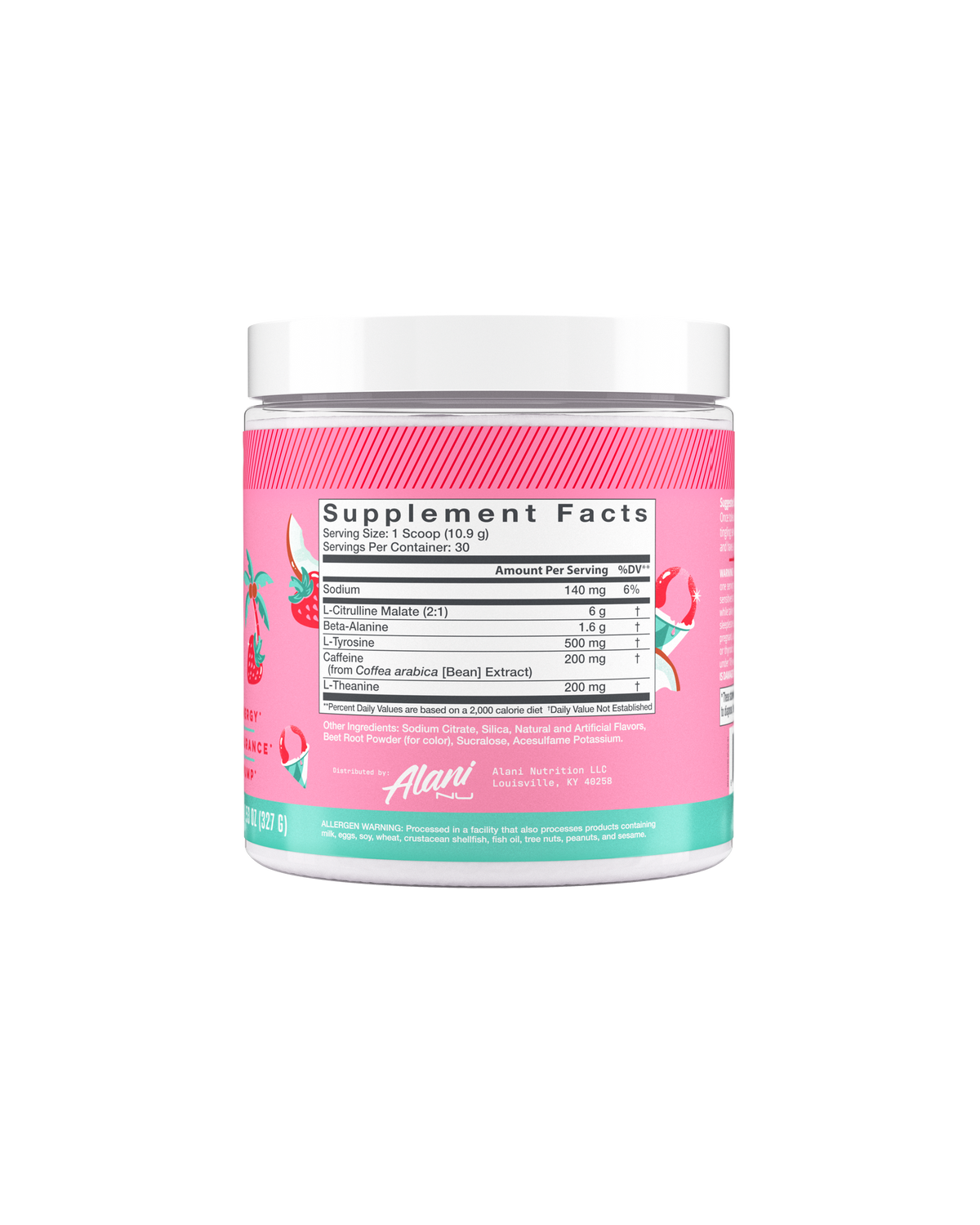 Alani Nu Pre-Workout - Hawaiian Shaved Ice Z6 - image 3