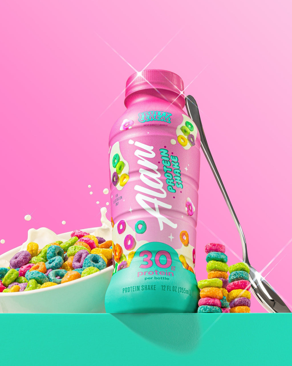 Alani Nu 30g protein shake - fruity cereal O6 - image 3