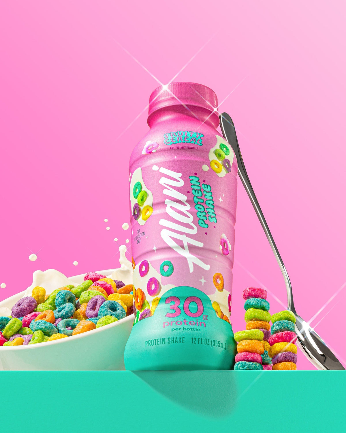 Alani Nu 30g protein shake - fruity cereal O6 - image 3