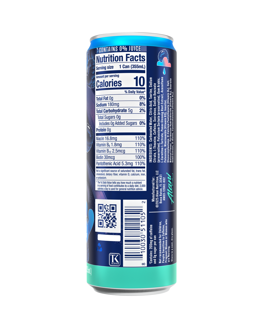 Alani Nu Energy Drink - Breezeberry I5 - image 3
