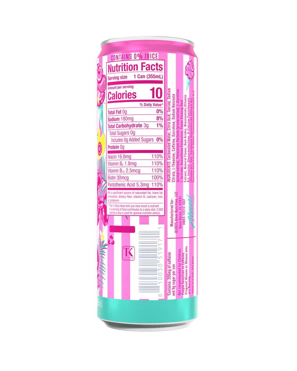 Alani Nu Energy Drink - Cotton Candy M4 - image 3