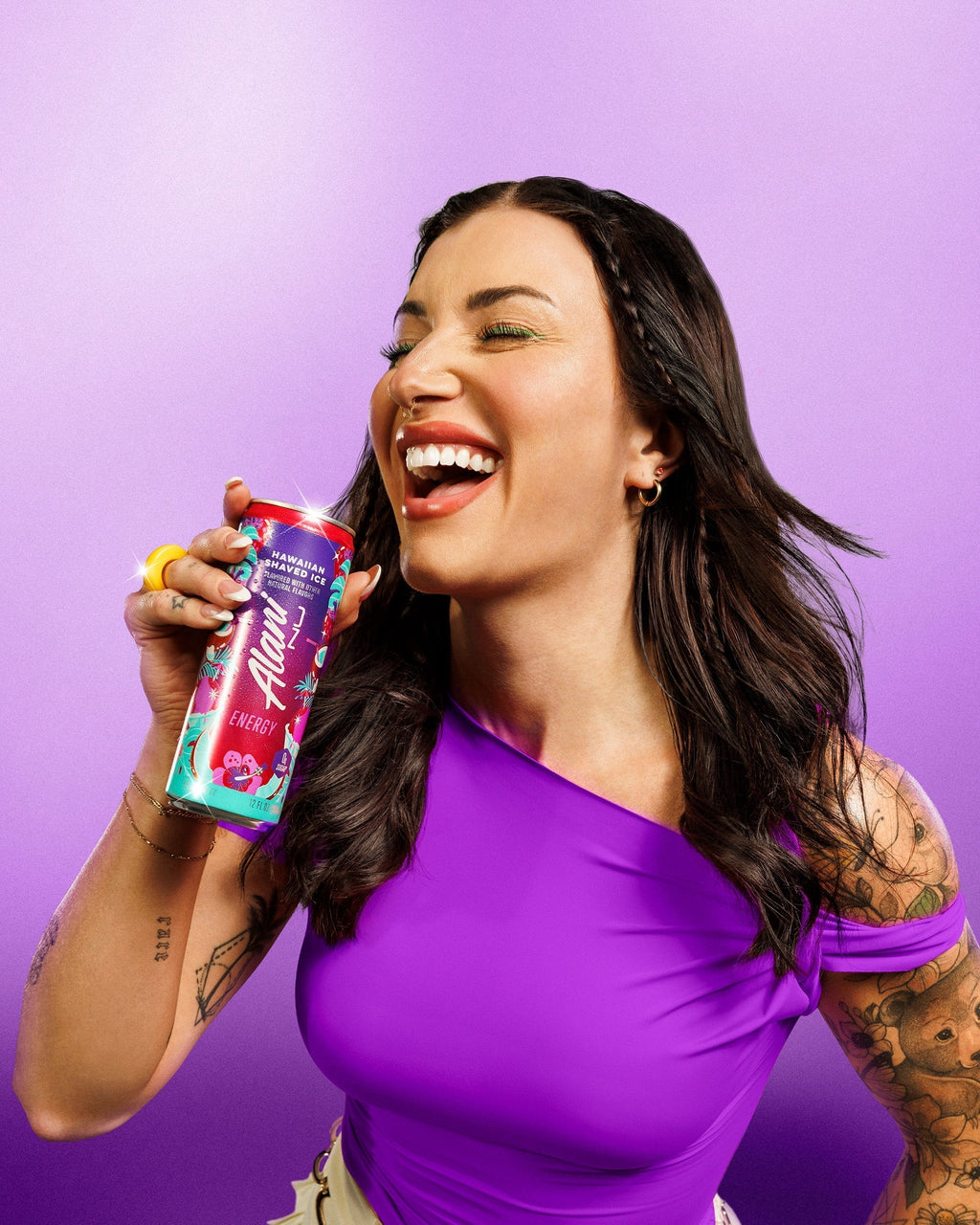 Alani Nu Energy Drink - Hawaiian Shaved Ice T6 - image 5