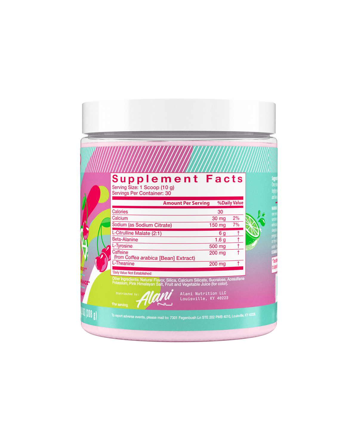 Alani Nu Pre-Workout - Cherry Twist T6 - image 2