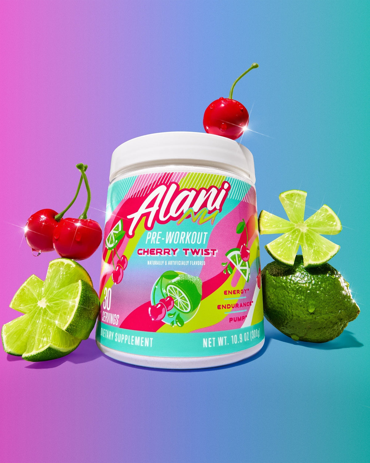 Alani Nu Pre-Workout - Cherry Twist T6 - image 4