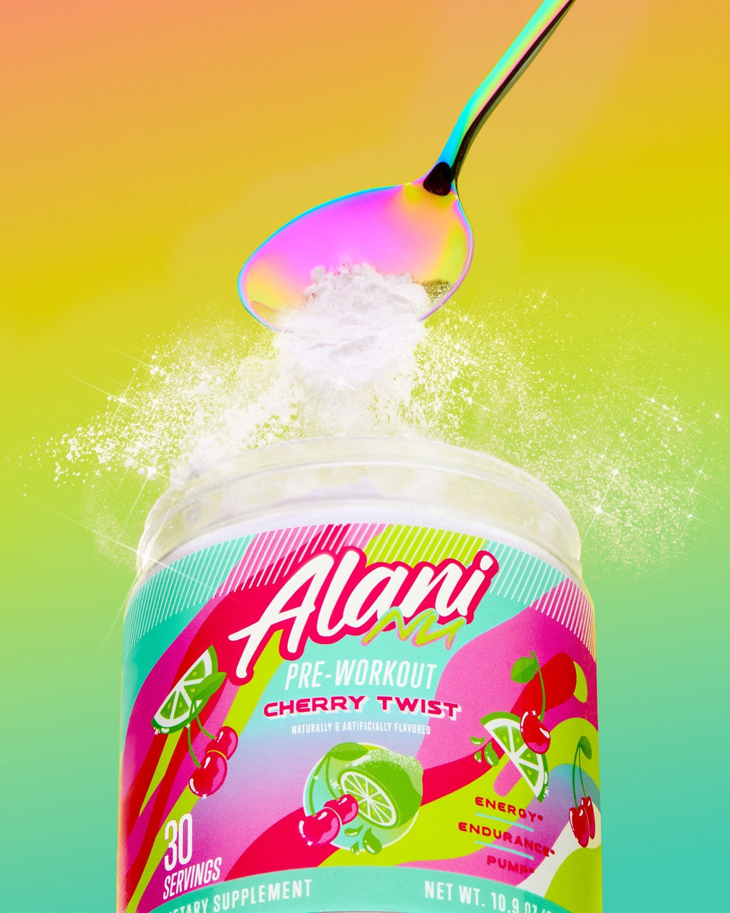 Alani Nu Pre-Workout - Cherry Twist T6 - image 5