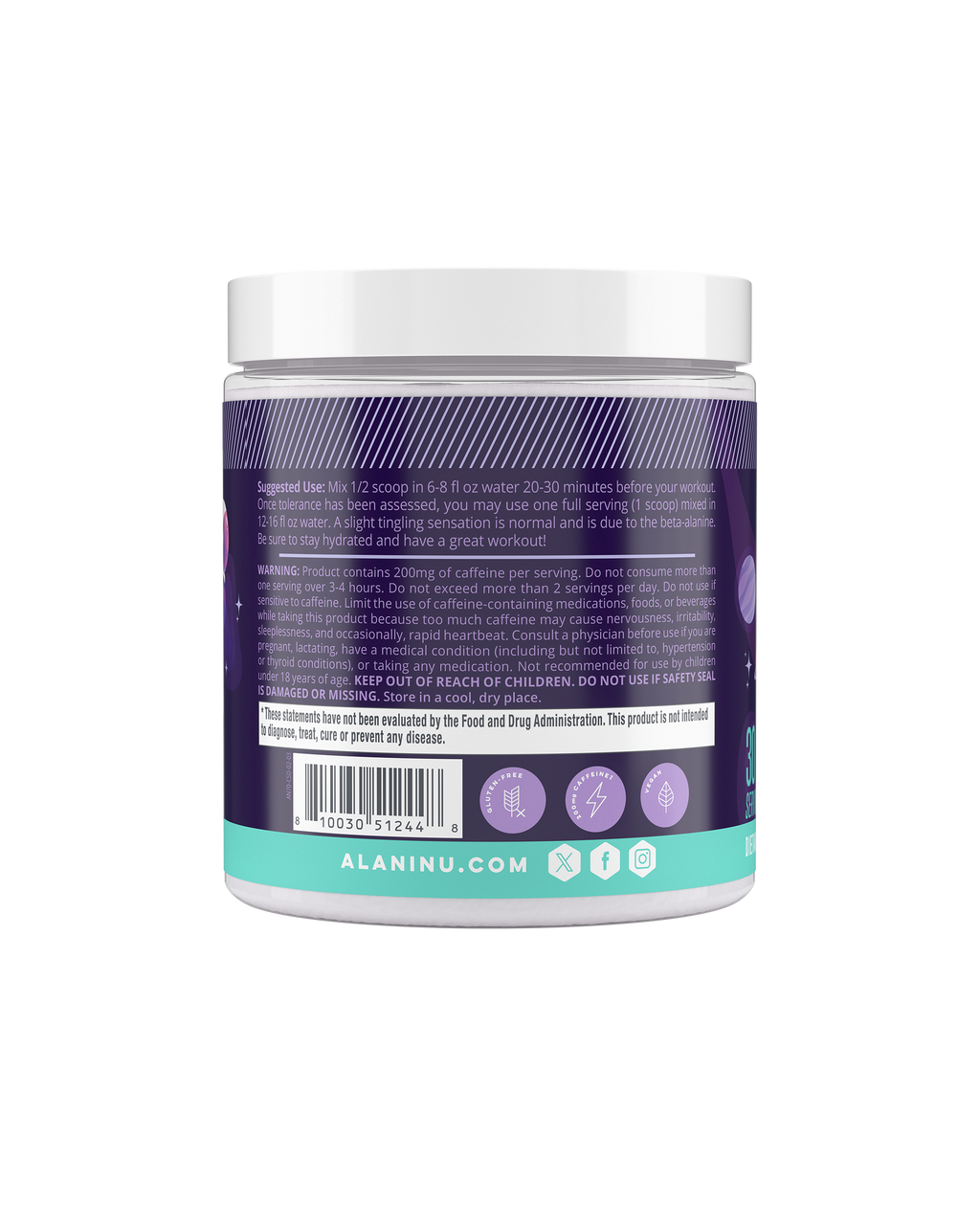 Alani Nu Pre-Workout - Cosmic Stardust Z2 - image 3