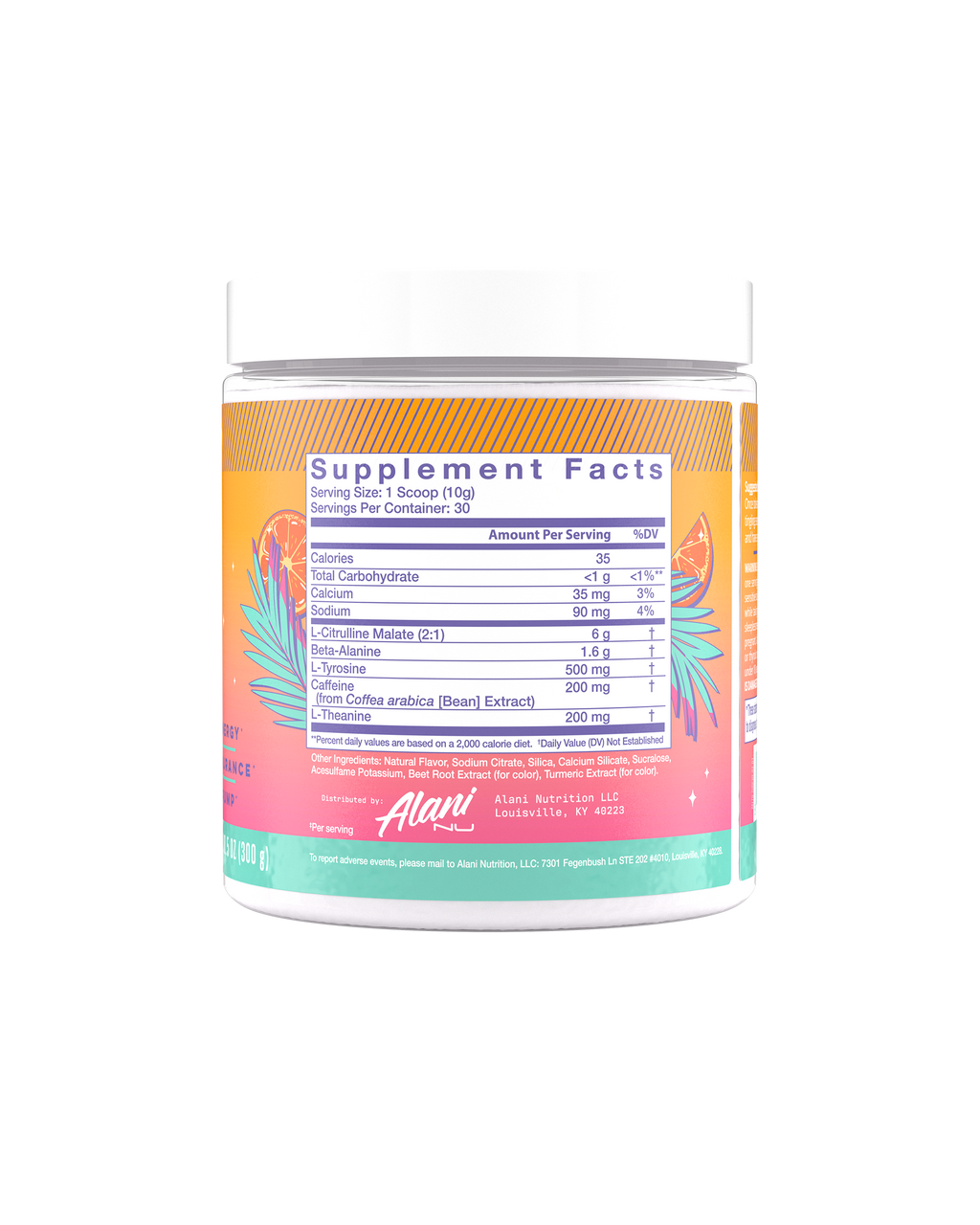 Alani Nu Pre-Workout - Orange Kiss R0 - image 2