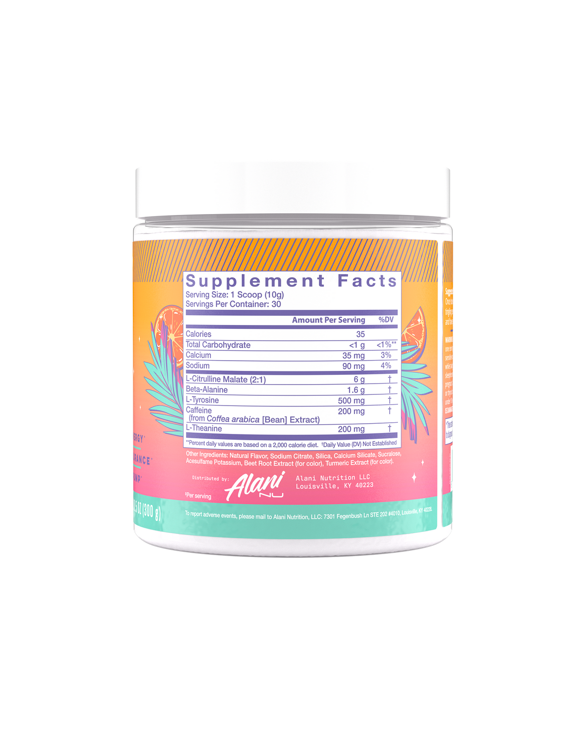 Alani Nu Pre-Workout - Orange Kiss R0 - image 2