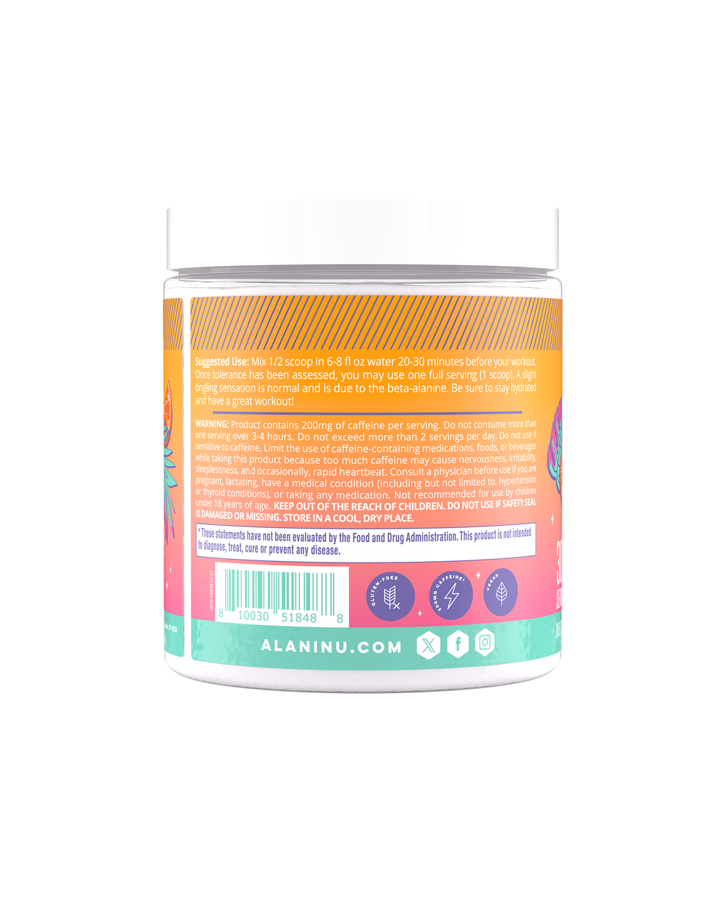 Alani Nu Pre-Workout - Orange Kiss R0 - image 3