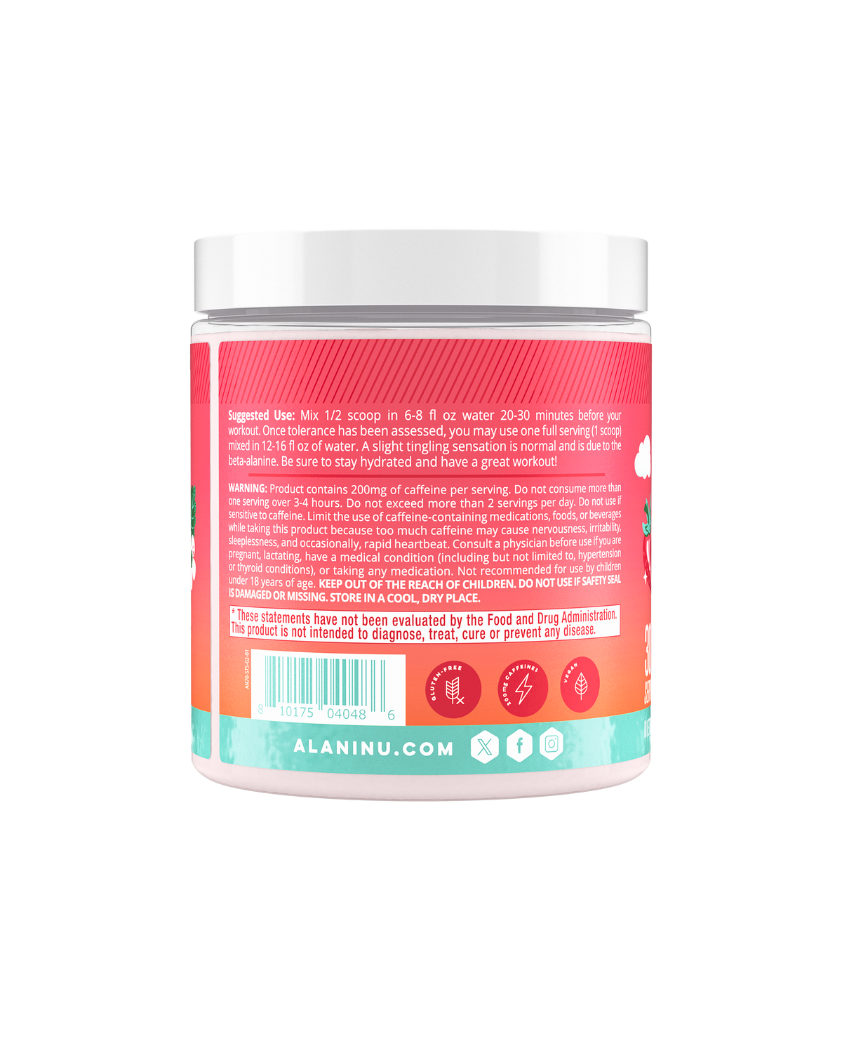Alani Nu Pre-Workout - Strawberry Sunrise S1 - image 3