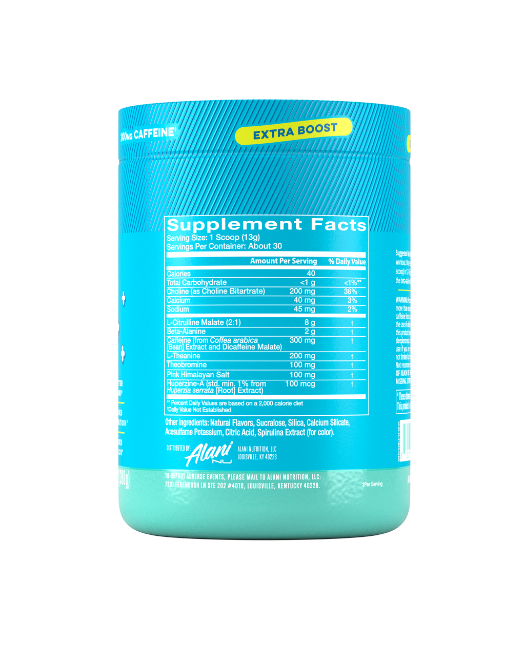 Alani Nu Pre-Workout+ - Blue Slush S2 - image 2