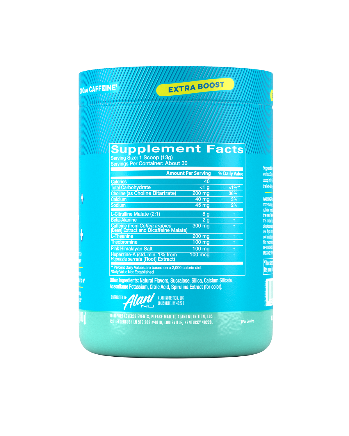 Alani Nu Pre-Workout+ - Blue Slush S2 - image 2