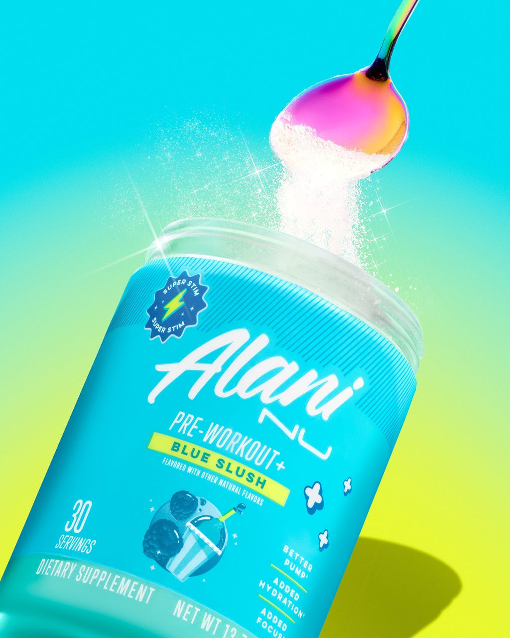 Alani Nu Pre-Workout+ - Blue Slush S2 - image 5