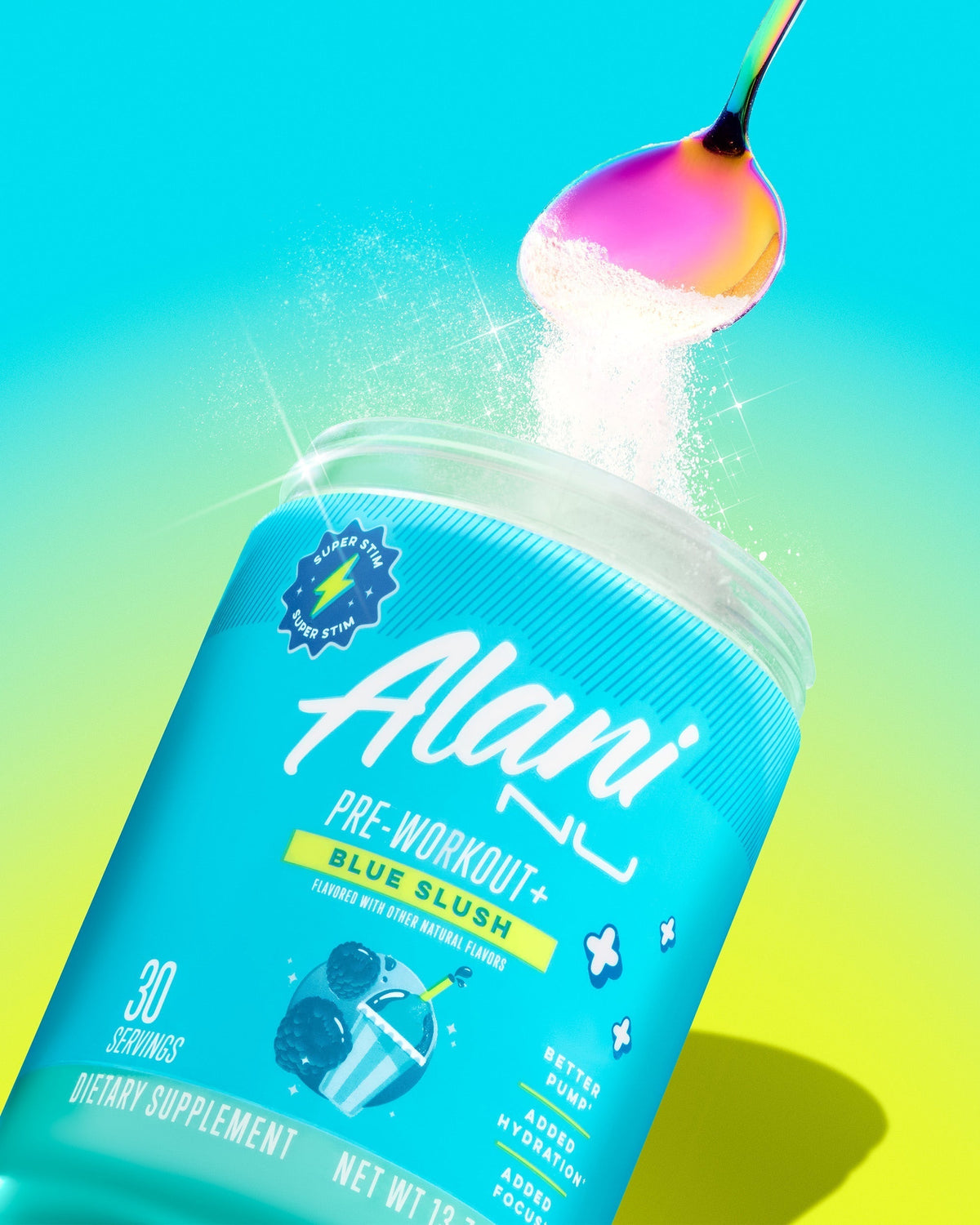Alani Nu Pre-Workout+ - Blue Slush S2 - image 5
