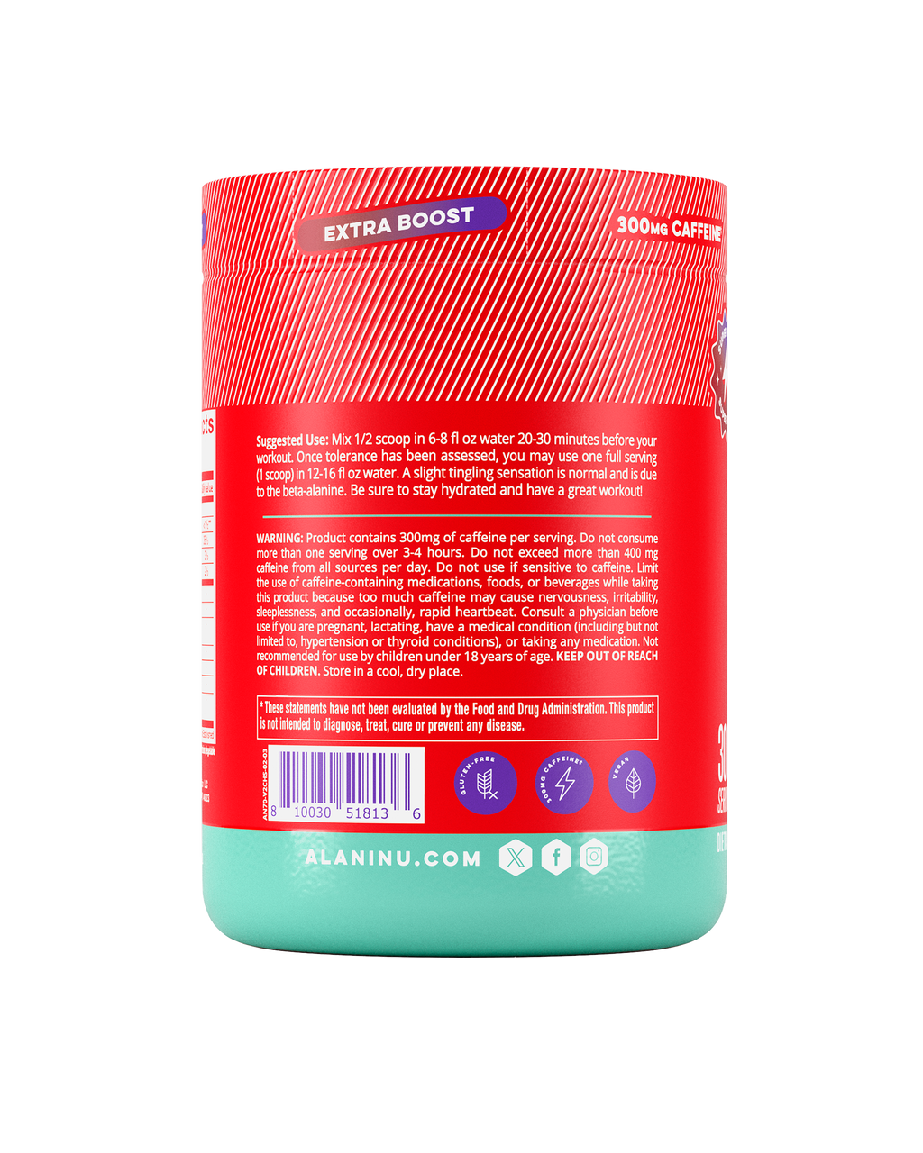 Alani Nu Pre-Workout+ - Cherry Slush K1 - image 3