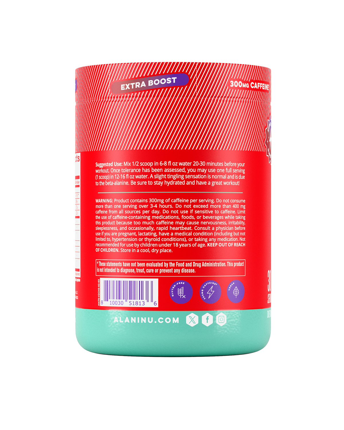 Alani Nu Pre-Workout+ - Cherry Slush K1 - image 3