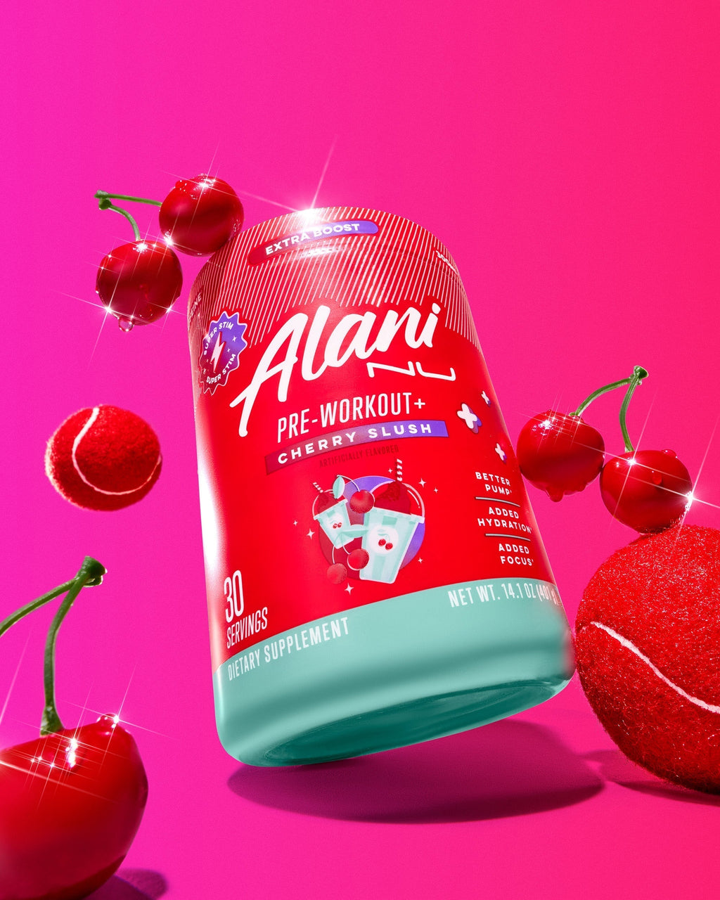 Alani Nu Pre-Workout+ - Cherry Slush K1 - image 4