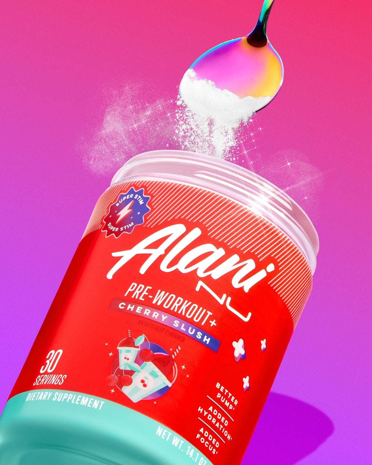 Alani Nu Pre-Workout+ - Cherry Slush K1 - image 5