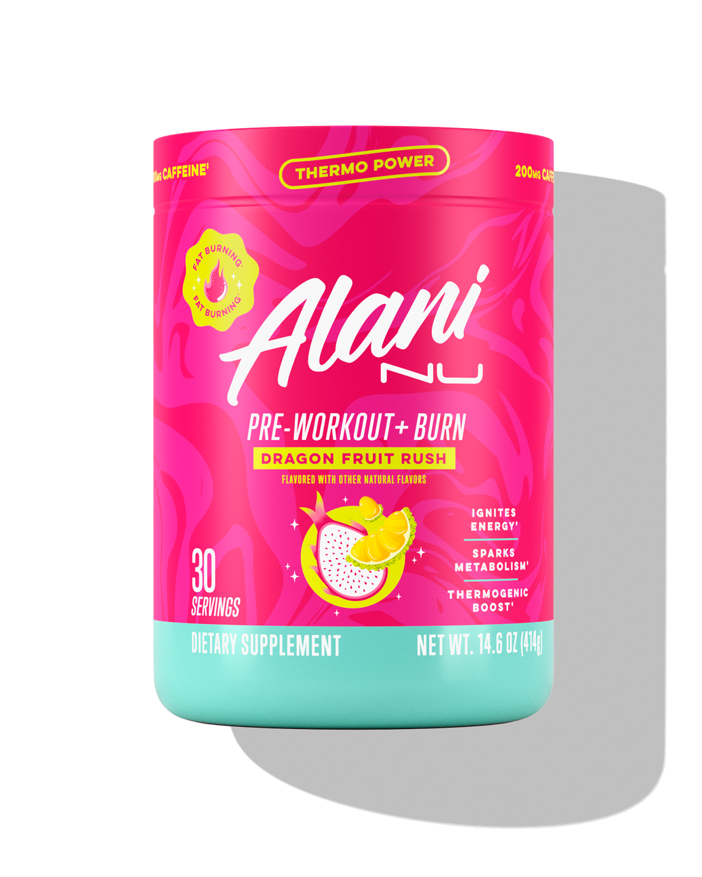 Alani Nu Pre-Workout+ Burn - Dragon Fruit Rush U7 - image 1