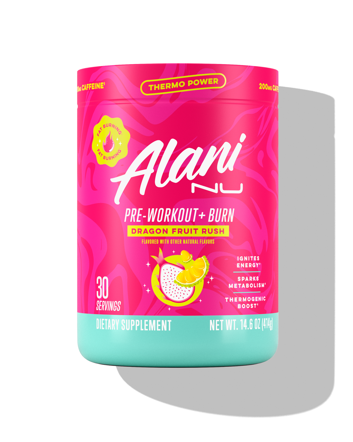 Alani Nu Pre-Workout+ Burn - Dragon Fruit Rush U7 - image 1
