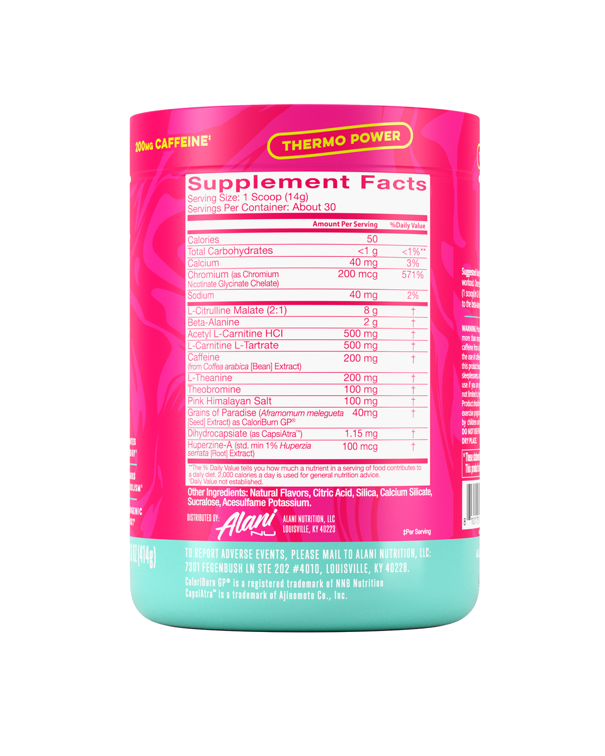 Alani Nu Pre-Workout+ Burn - Dragon Fruit Rush U7 - image 2