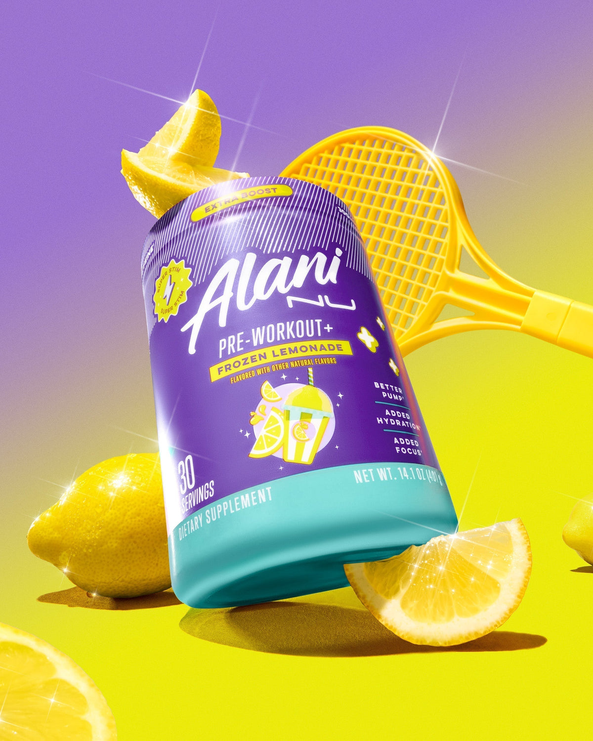 Alani Nu Pre-Workout+ - Frozen Lemonade A7 - image 4