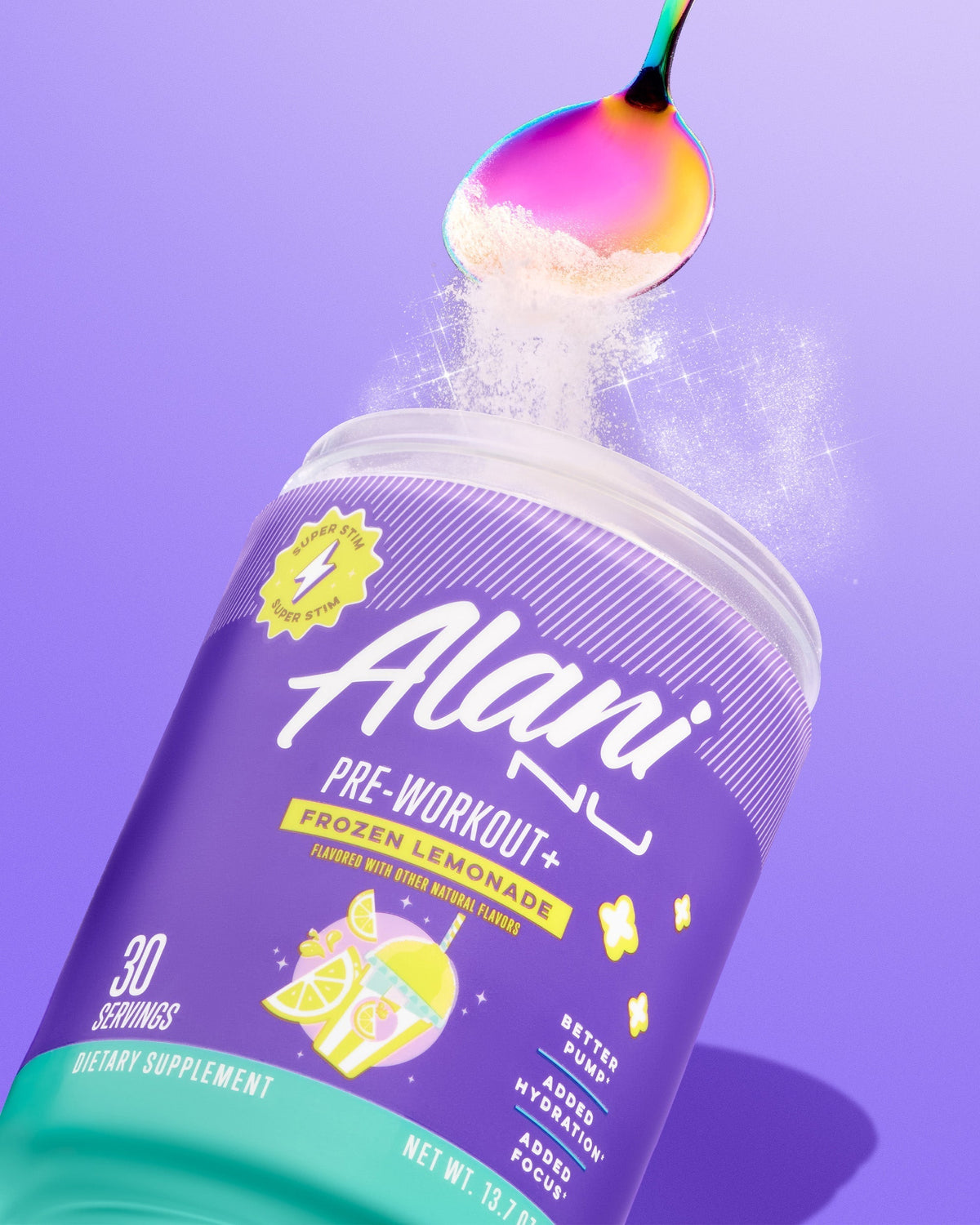 Alani Nu Pre-Workout+ - Frozen Lemonade F8 - image 5
