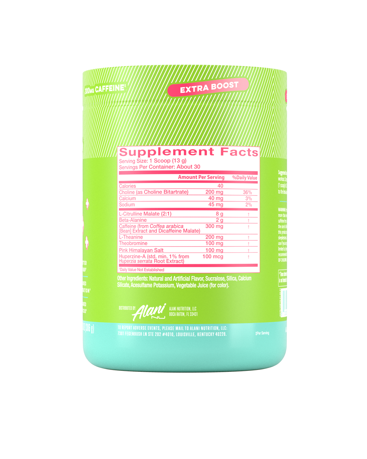 Alani Nu Pre-Workout+ - Kiwiberry V9 - image 2