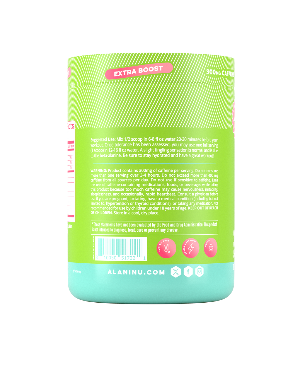 Alani Nu Pre-Workout+ - Kiwiberry V9 - image 3
