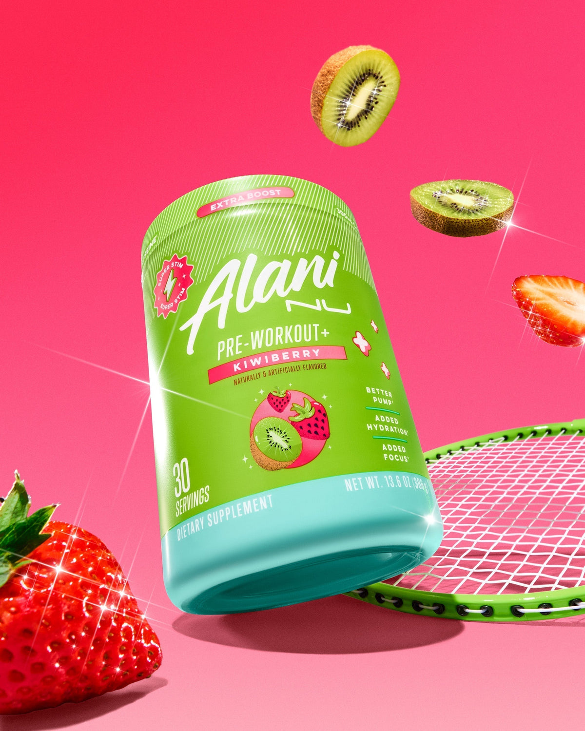 Alani Nu Pre-Workout+ - Kiwiberry V9 - image 4