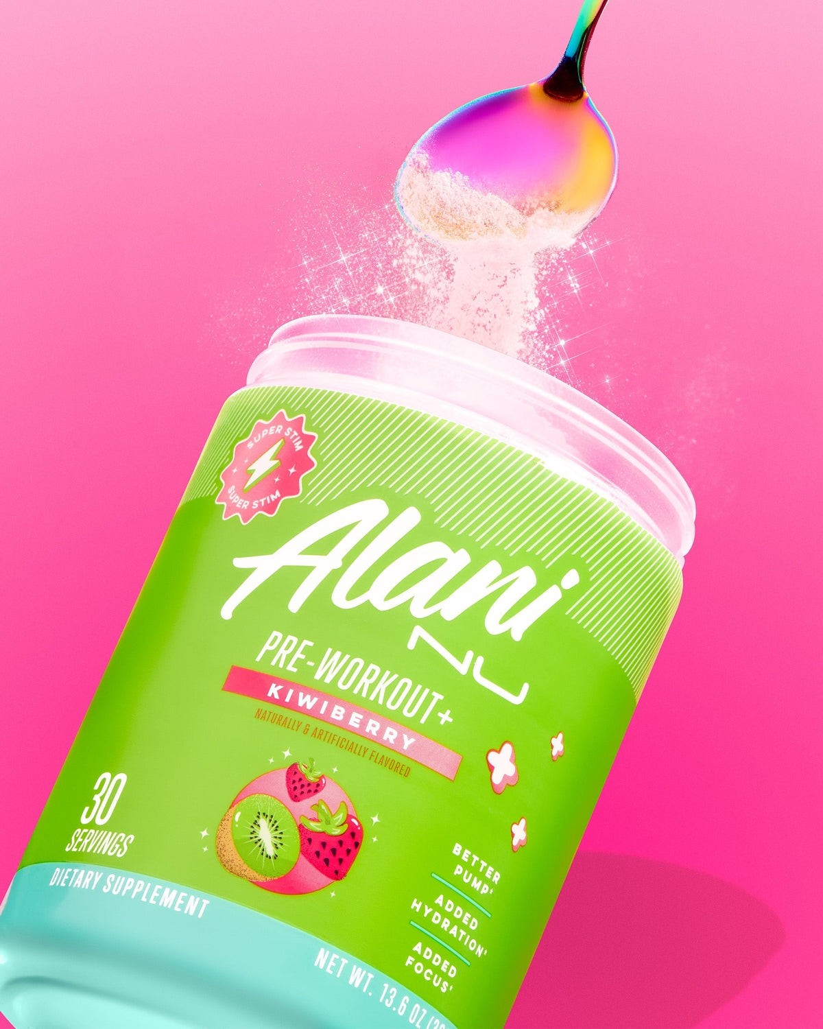 Alani Nu Pre-Workout+ - Kiwiberry V9 - image 5