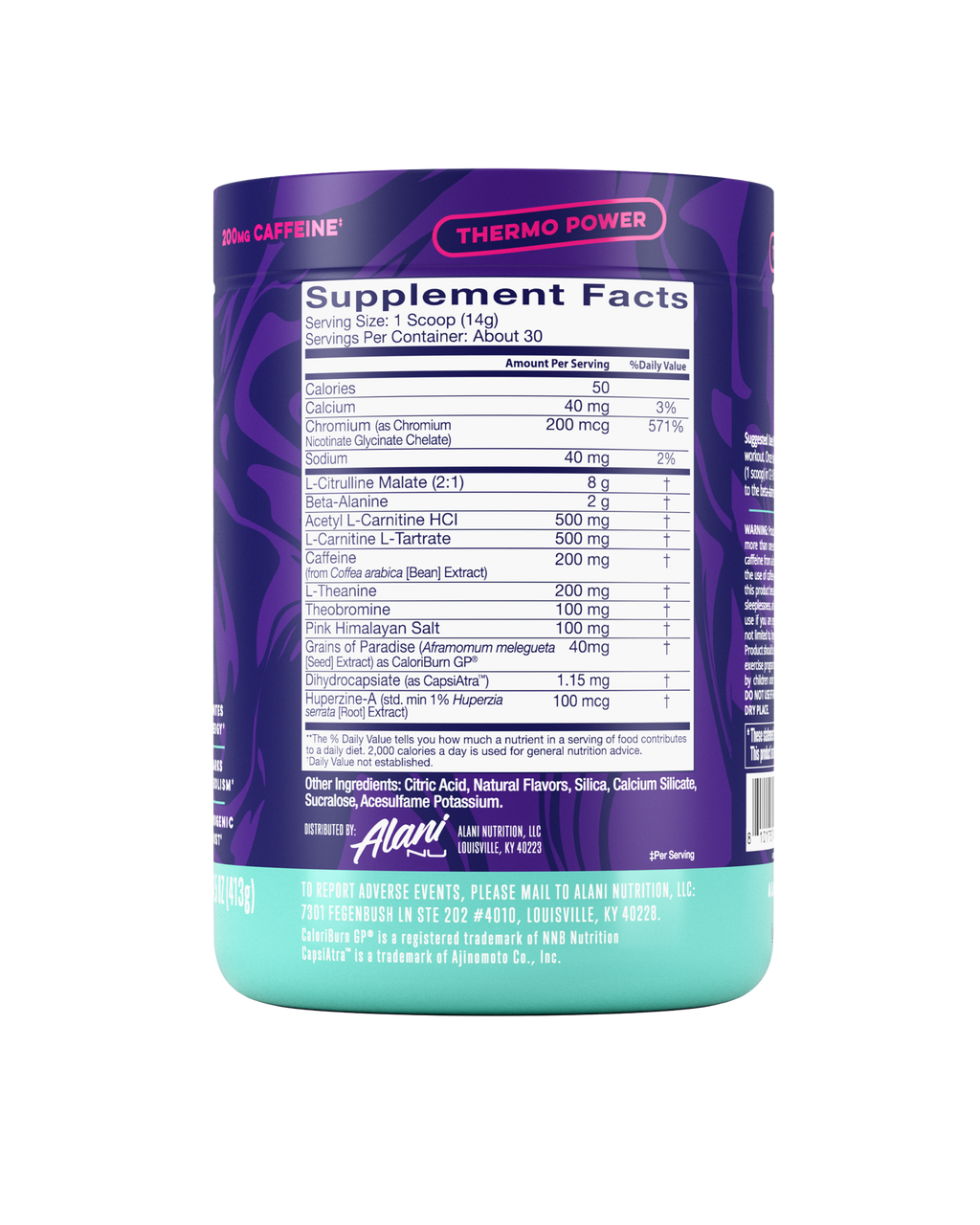 Alani Nu Pre-Workout+ Burn - Melonberry Blast R1 - image 2