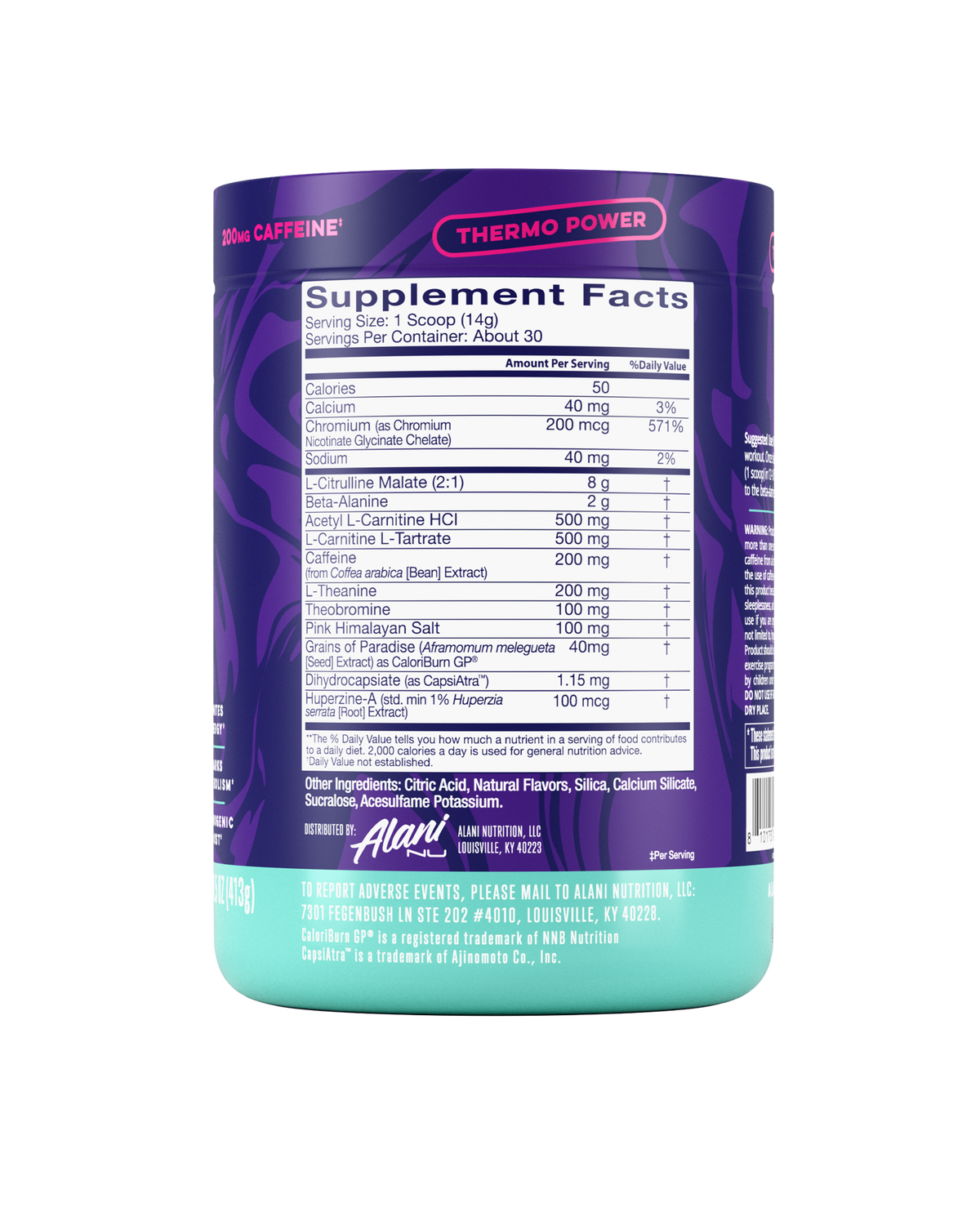 Alani Nu Pre-Workout+ Burn - Melonberry Blast R1 - image 2