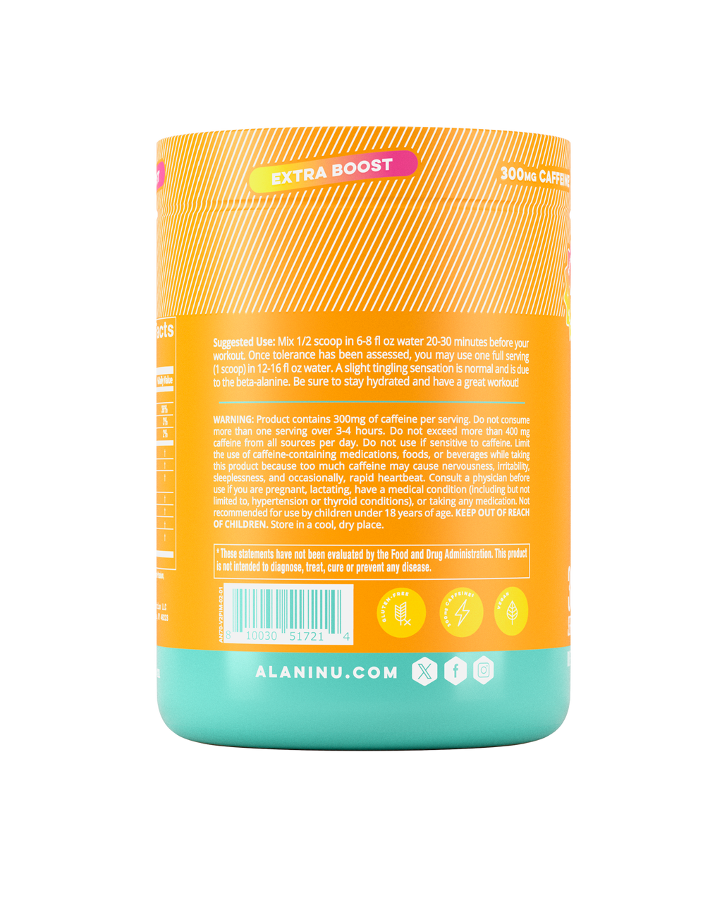 Alani Nu Pre-Workout+ - Paradise Swirl X9 - image 3