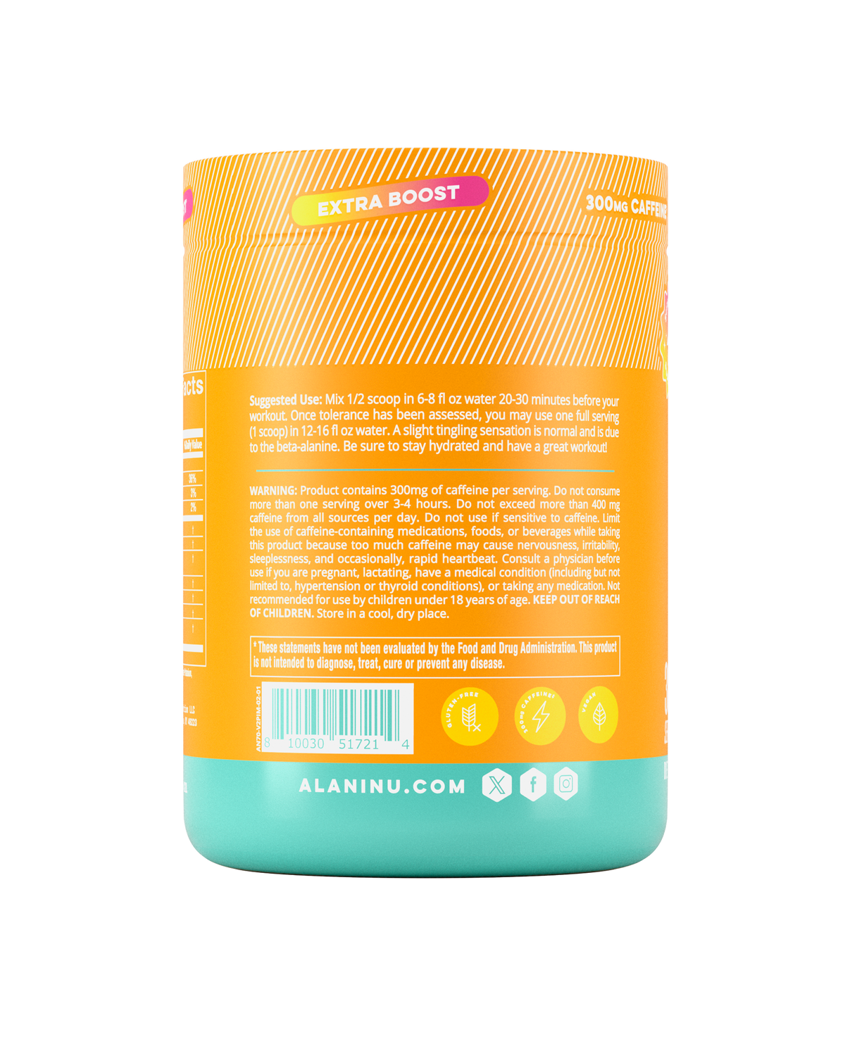 Alani Nu Pre-Workout+ - Paradise Swirl X9 - image 3