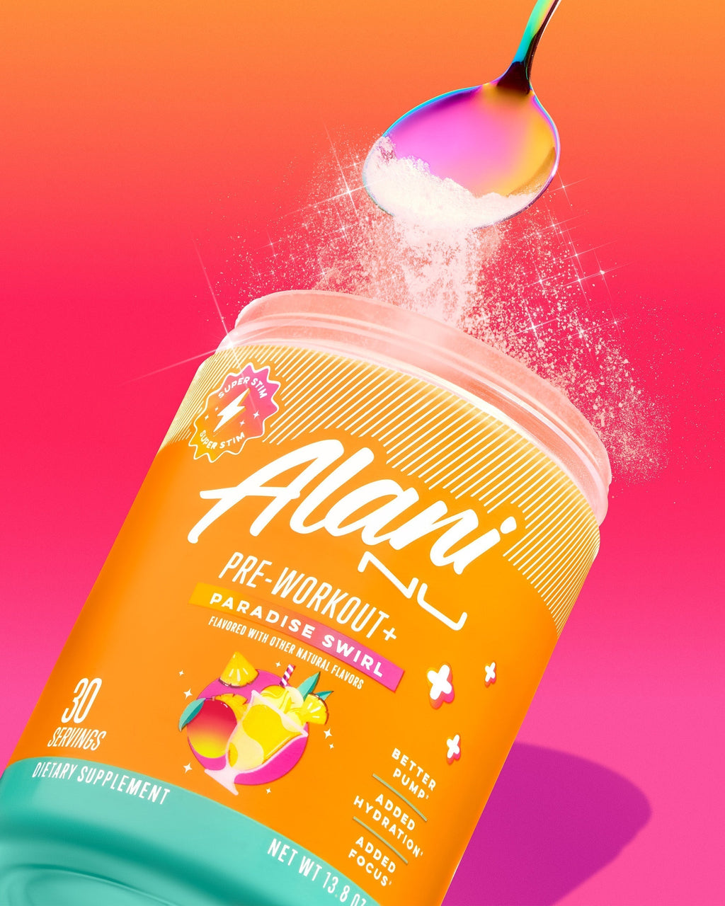 Alani Nu Pre-Workout+ - Paradise Swirl X9 - image 5