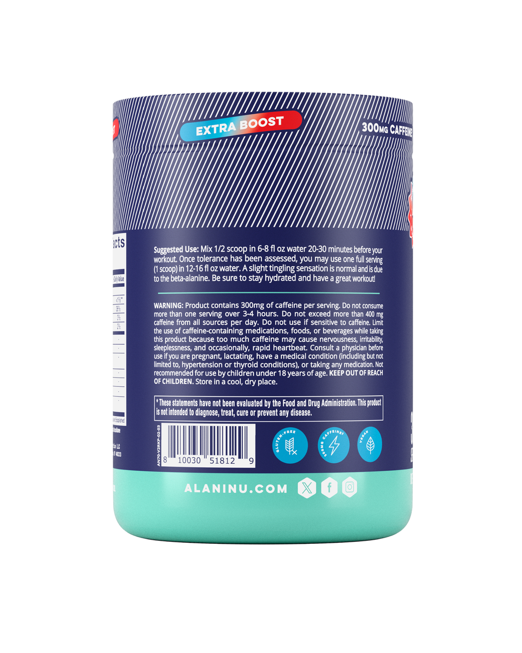 Alani Nu Pre-Workout+ - Rocket Pop K2 - image 3