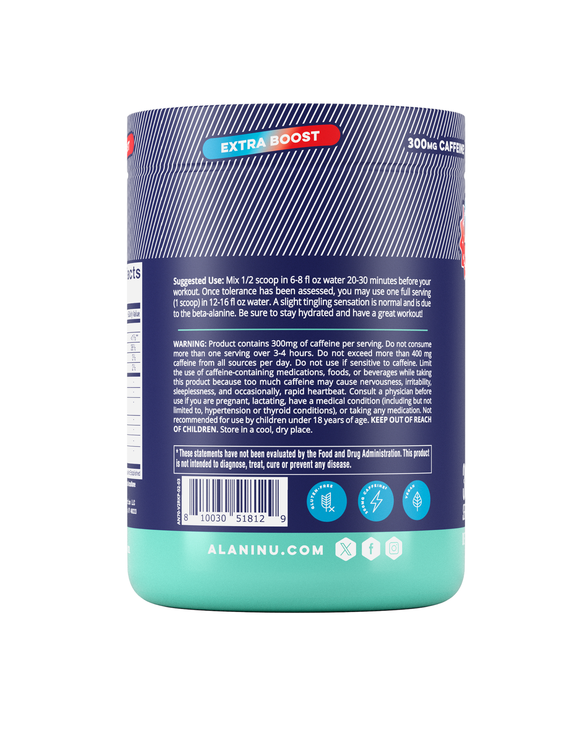 Alani Nu Pre-Workout+ - Rocket Pop K2 - image 3