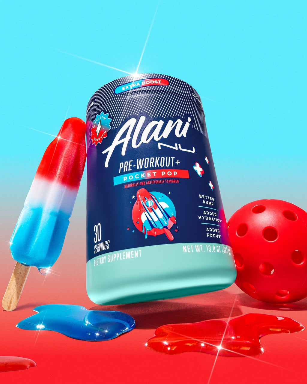 Alani Nu Pre-Workout+ - Rocket Pop K2 - image 4