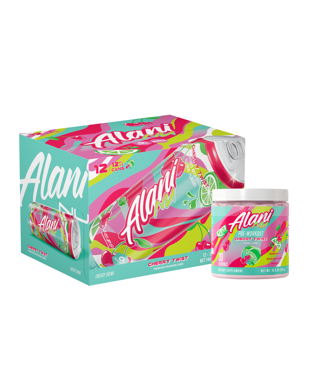 Alani Nu Energy Drink & Pre-Workout - Cherry Twist Z5 - image 1