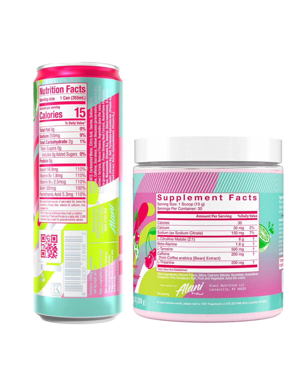 Alani Nu Energy Drink & Pre-Workout - Cherry Twist Z5 - image 3