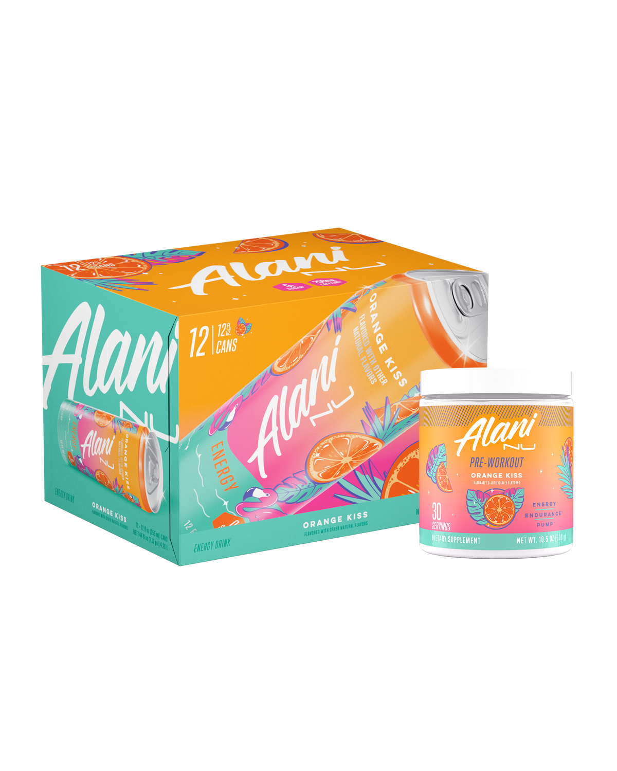 Alani Nu Energy Drink & Pre-Workout - Orange Kiss S3 - image 1