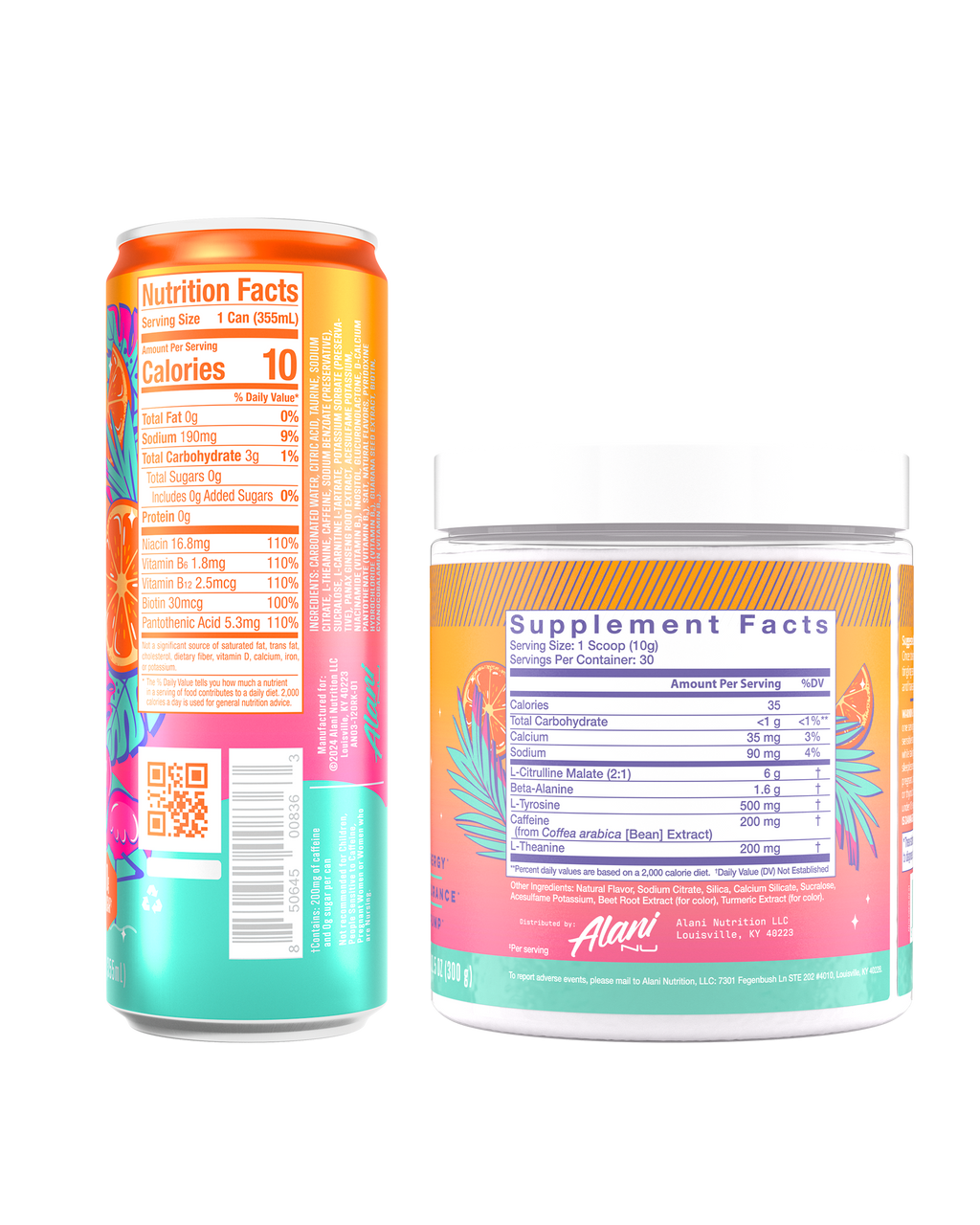 Alani Nu Energy Drink & Pre-Workout - Orange Kiss S3 - image 3