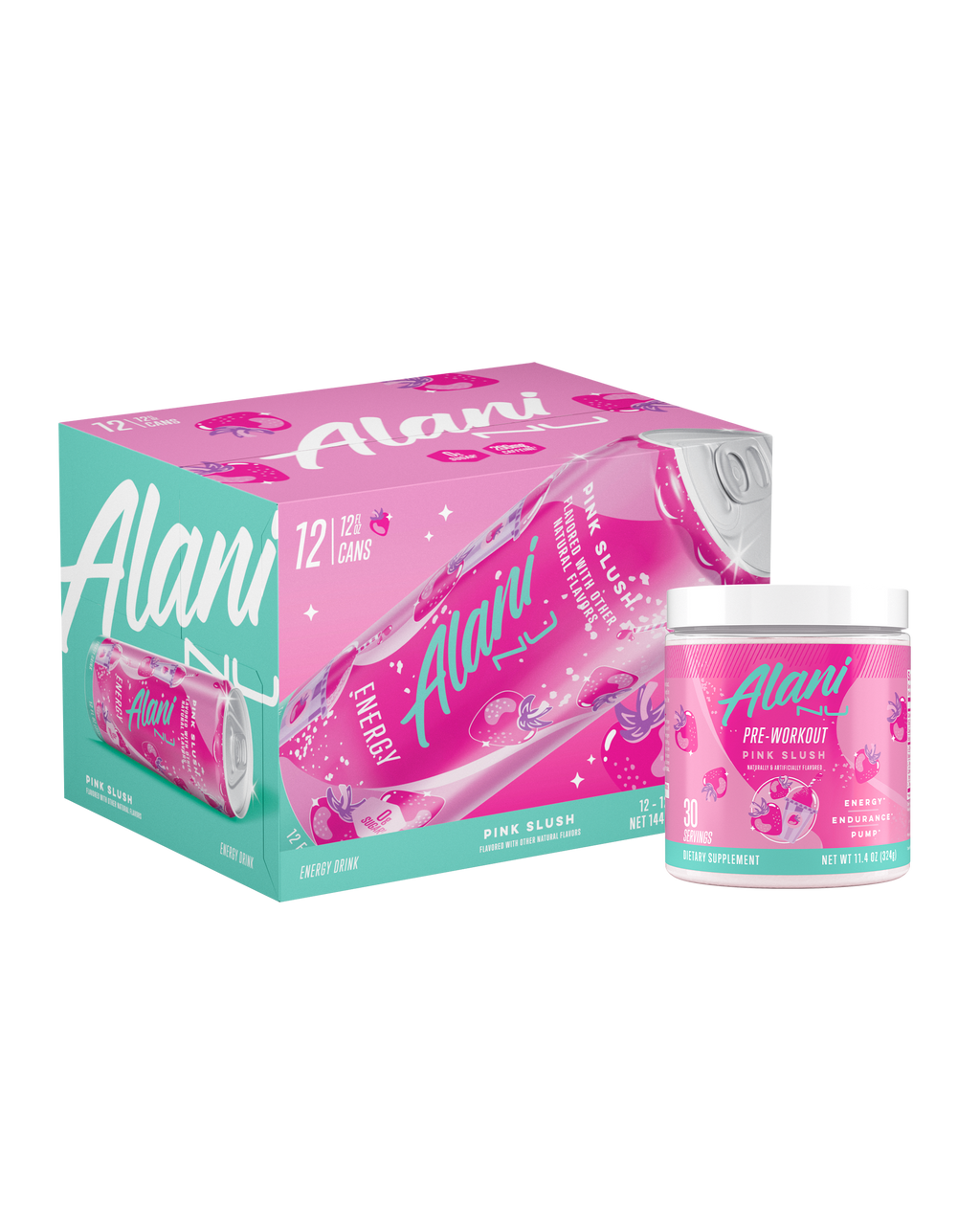 Alani Nu Energy Drink & Pre-Workout - Pink Slush M1 - image 1