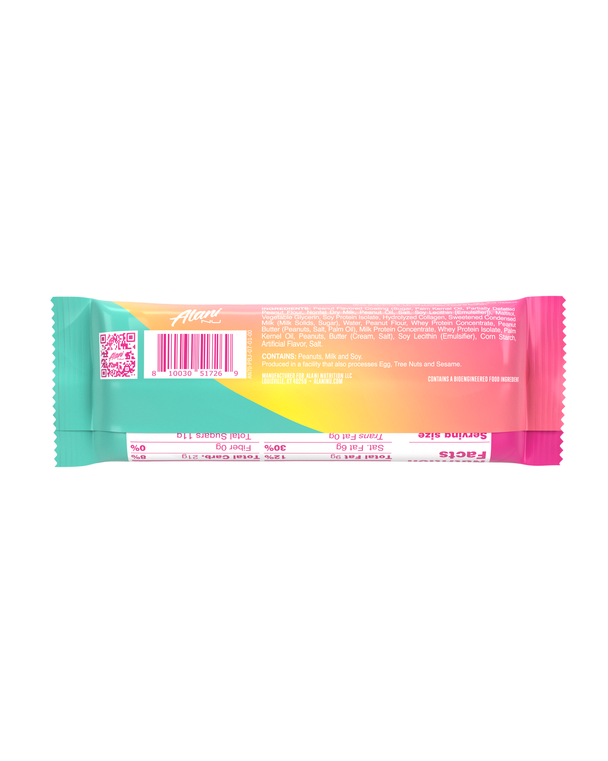 Alani Nu Protein Bar - Peanut Butter & Jelly O6 - image 2