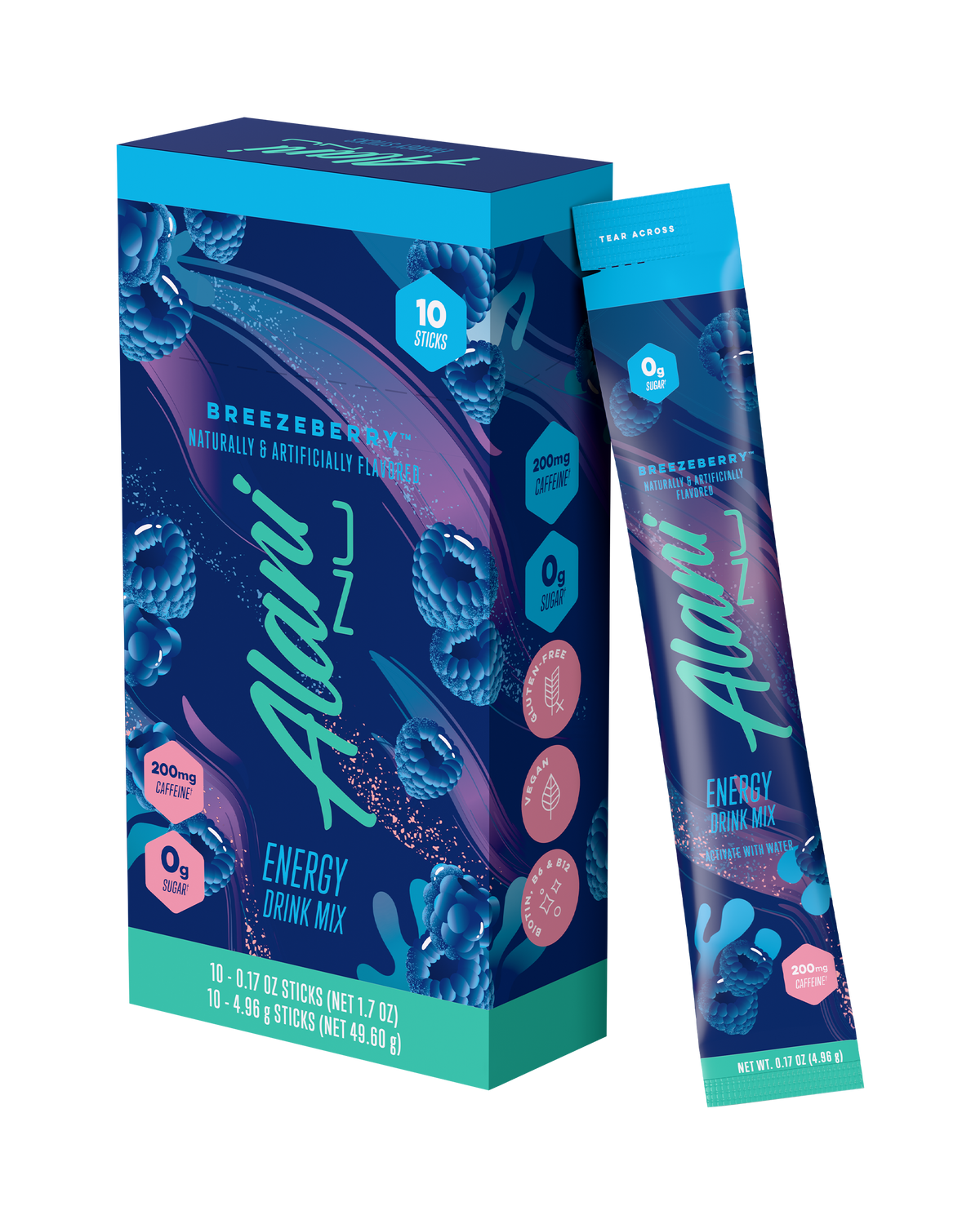 Alani Nu Energy Sticks - Breezeberry H8 - image 2