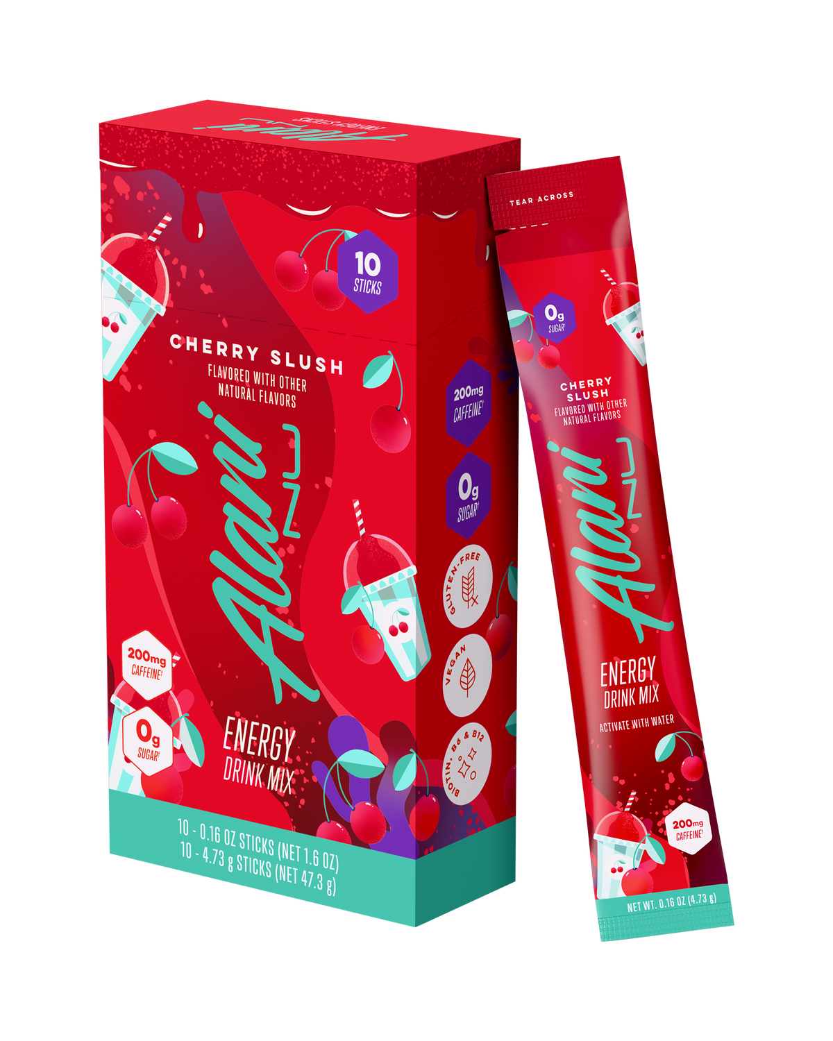 Alani Nu Energy Sticks - Cherry Slush F3 - image 2