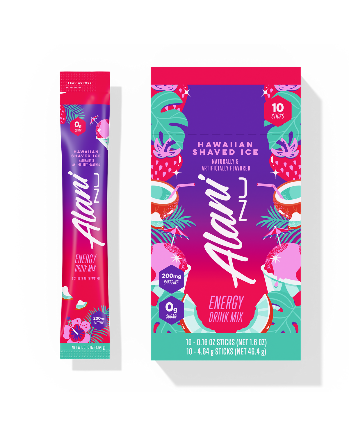 Alani Nu Energy Sticks - Hawaiian Shaved Ice H9 - image 1