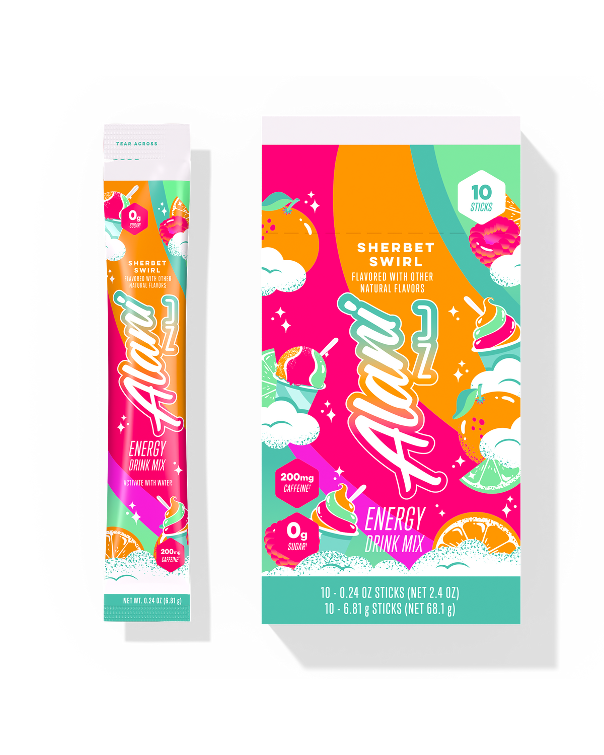 Alani Nu Energy Sticks - Sherbet Swirl H0 - image 1